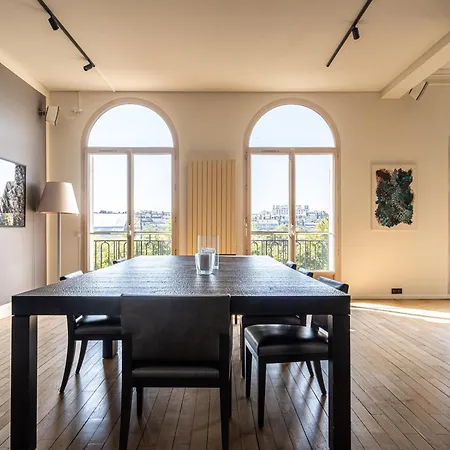 Luxury 4 Bedroom Eiffel Tower View Apartmán Paříž